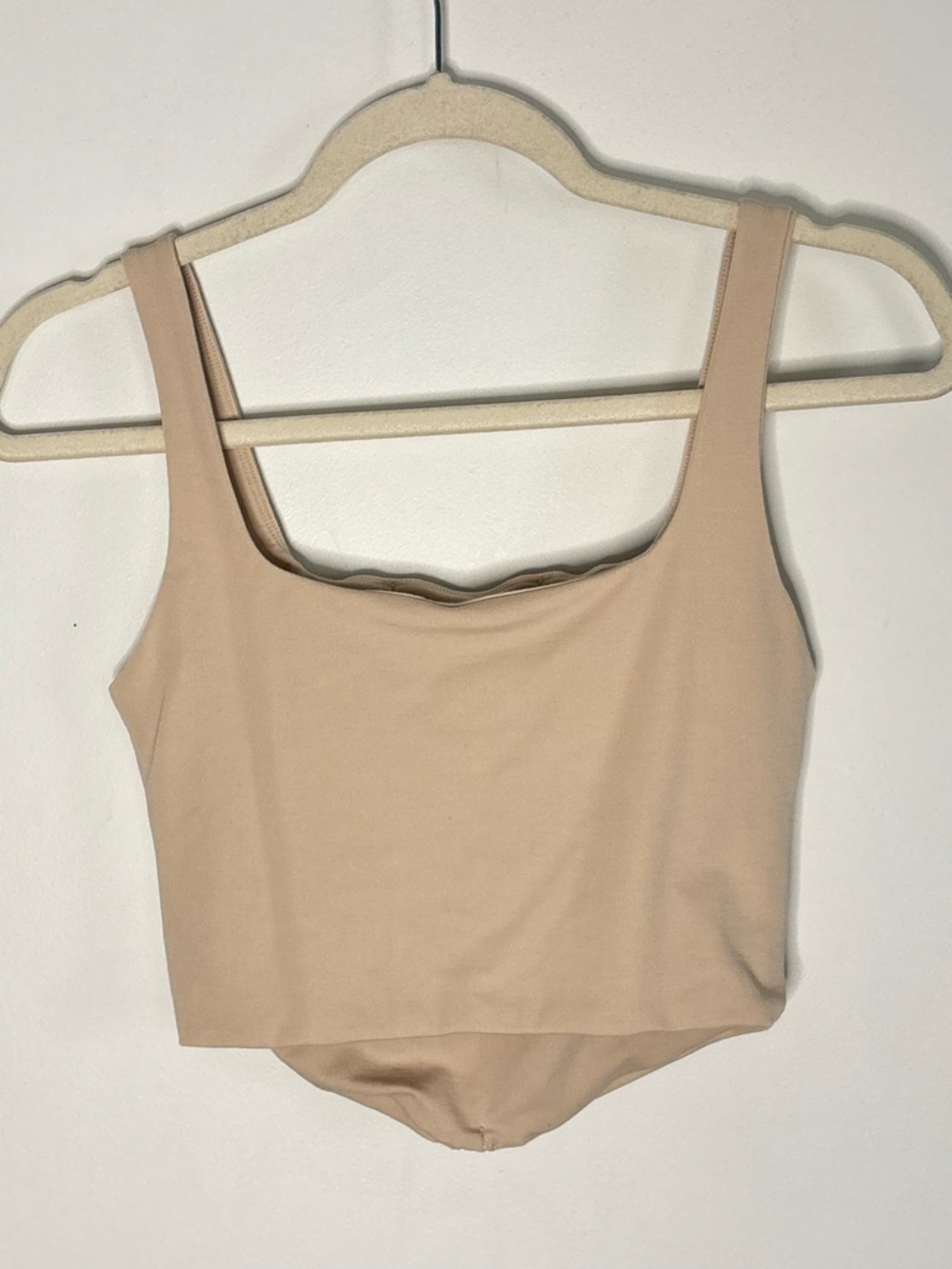 OGL Beige Corset-Style Crop Top - Picture 10 of 14